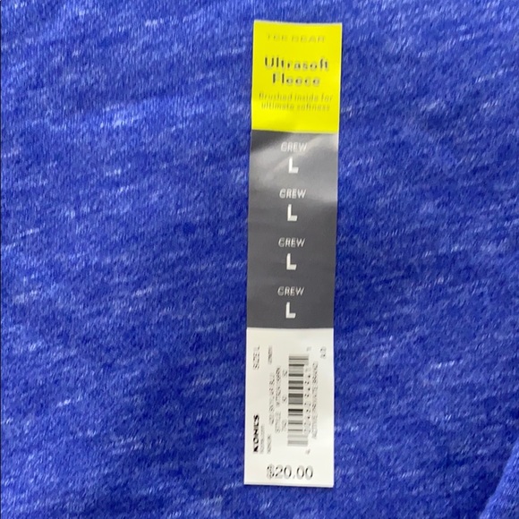 NWT blue crew neck sweatshirt - Picture 2 of 2